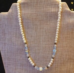 925 Glass Pearls Necklace
